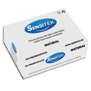 SENSITEX® PRESERVATIVI NATURALI TRASPARENTI 100% VEGAN 144 PZ